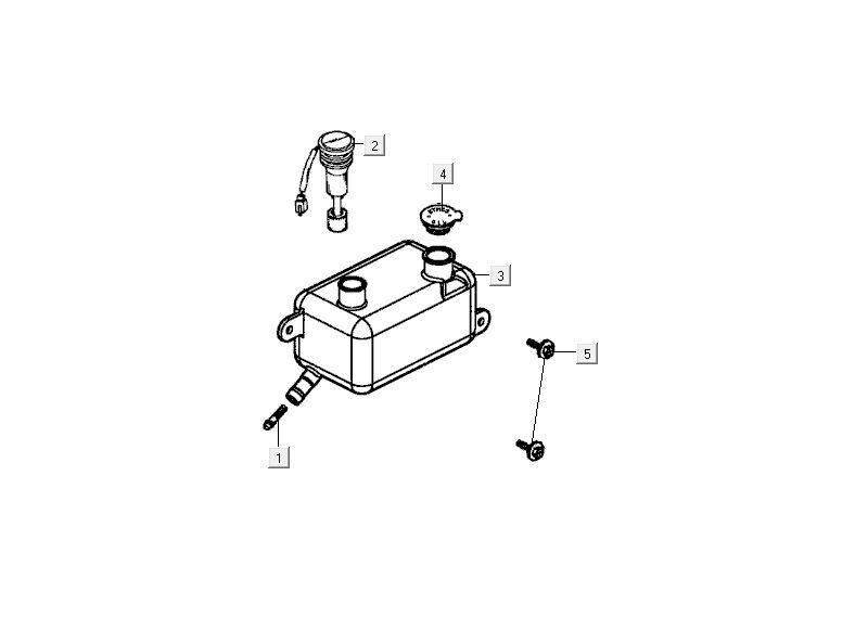 Réservoir d'huile Kymco MXU 50