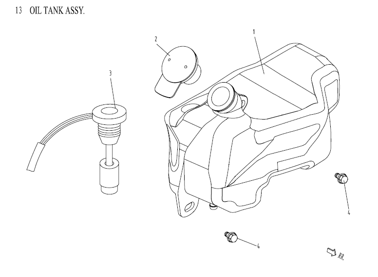 Réservoir d'huile China Venom green