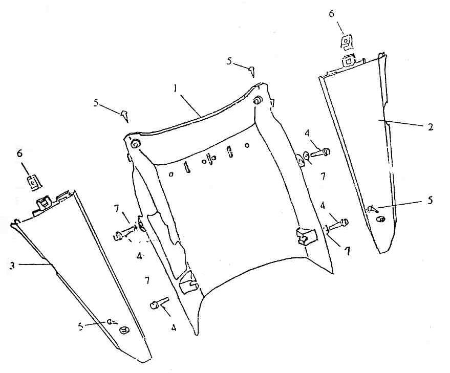 Jupe capot inférieur Turbho RG50 blanc noir