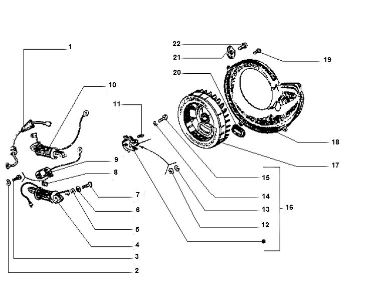Allumage Vespa Ciao 2 temps