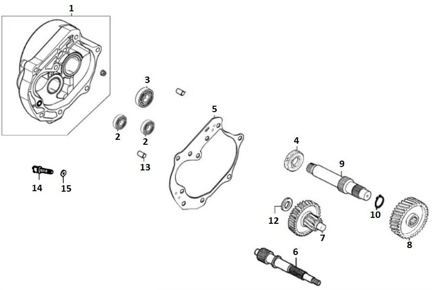 Essieu arrière 10/12 GY6 (EURO 4 ; après 2018)-Achteras 10 / 12 GY6 (EURO4) a tm d