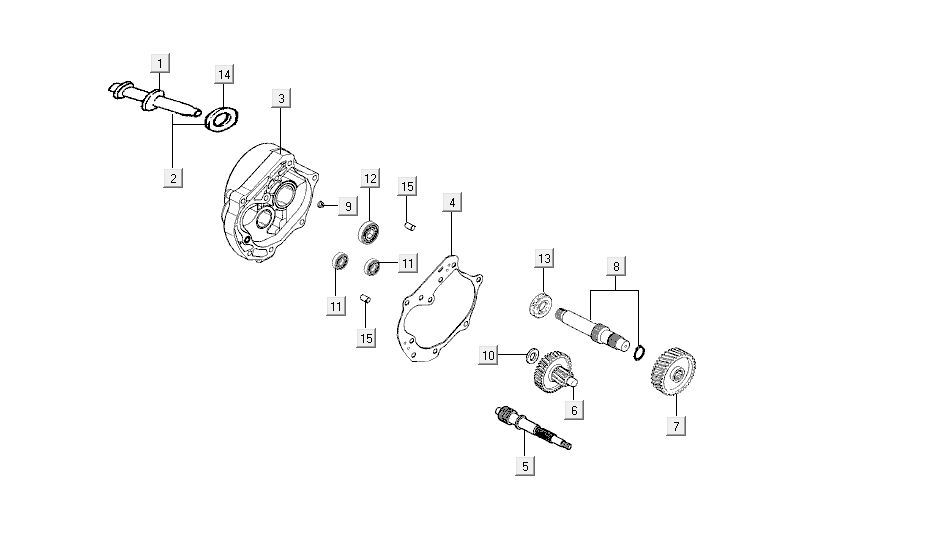 Transmission Kymco Agility FR 12