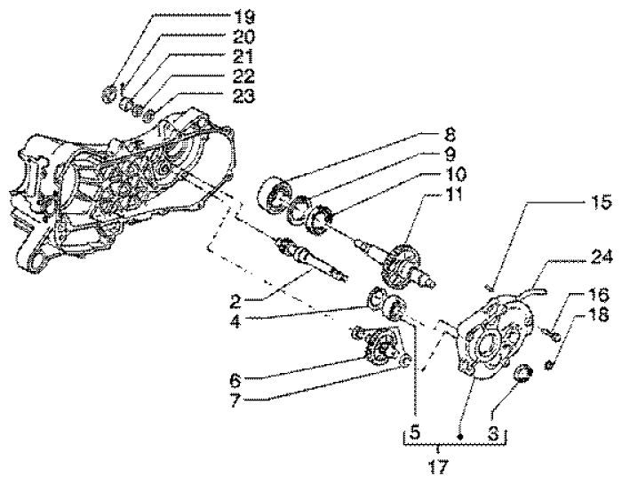 Expédition finale du Piaggio Liberty 4 temps jusqu'en 2005