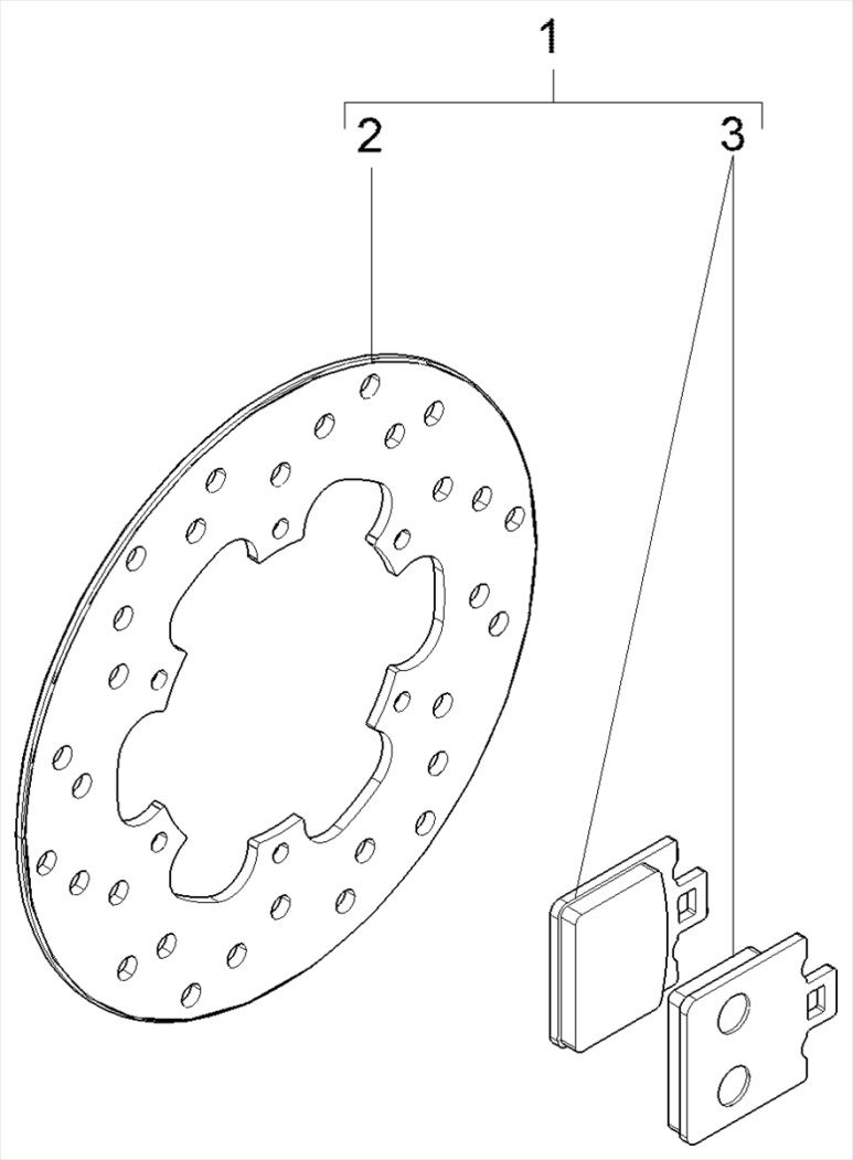 Plaquettes de frein Vespa GTS 300 HPE 4T 4V IE ABS E4 2019 (EMEA) disque de frein - plaquettes de frein