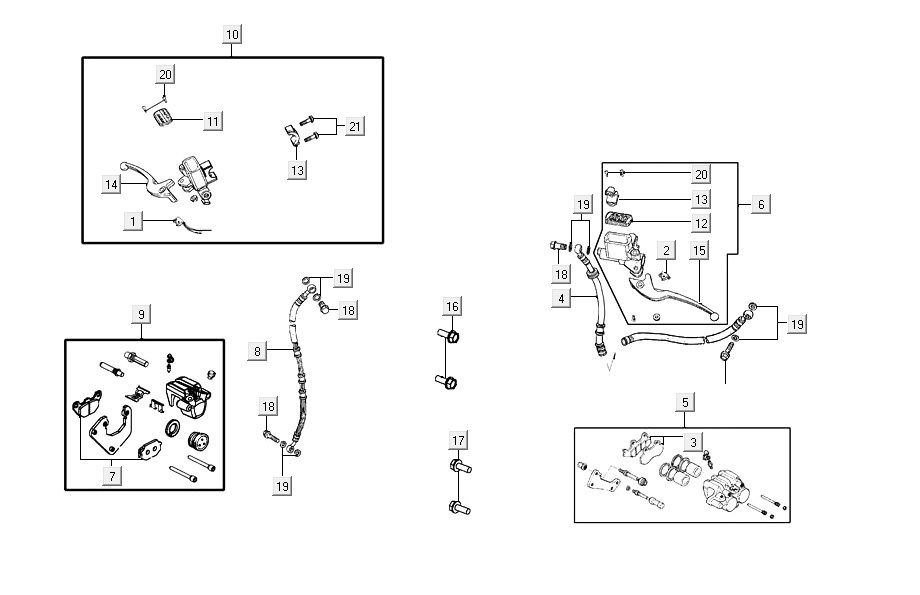 système de freinage AGILITY 16+ 4T 125 Matt Metallic Silver