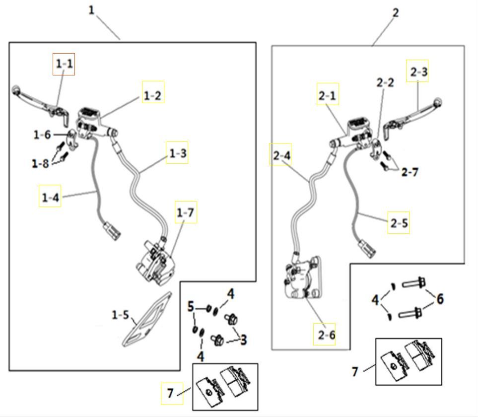 Système de freinage Goccia GEV2000