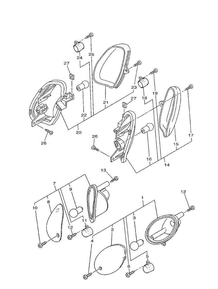 Clignotants 2 temps Yamaha Neo (2003 à 2008)