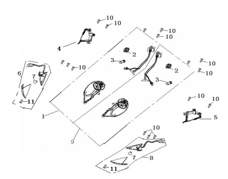 Clignotants Generic Ideo red 2007 2 temps 25