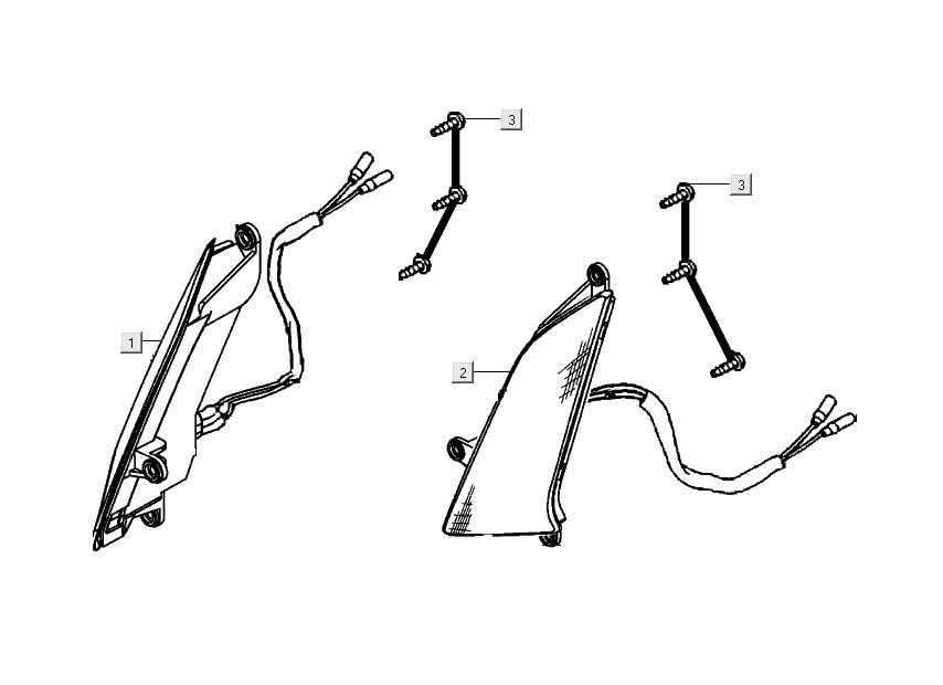clignotants Kymco People S 4 temps Titanium