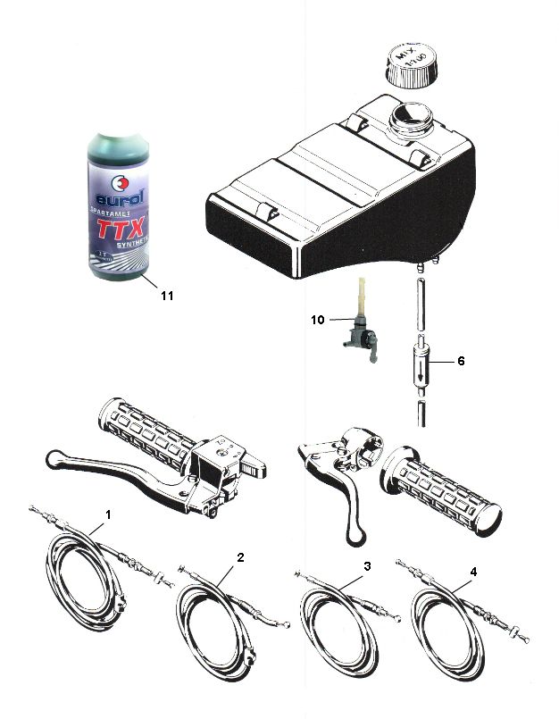 Réservoir de carburant Sachs