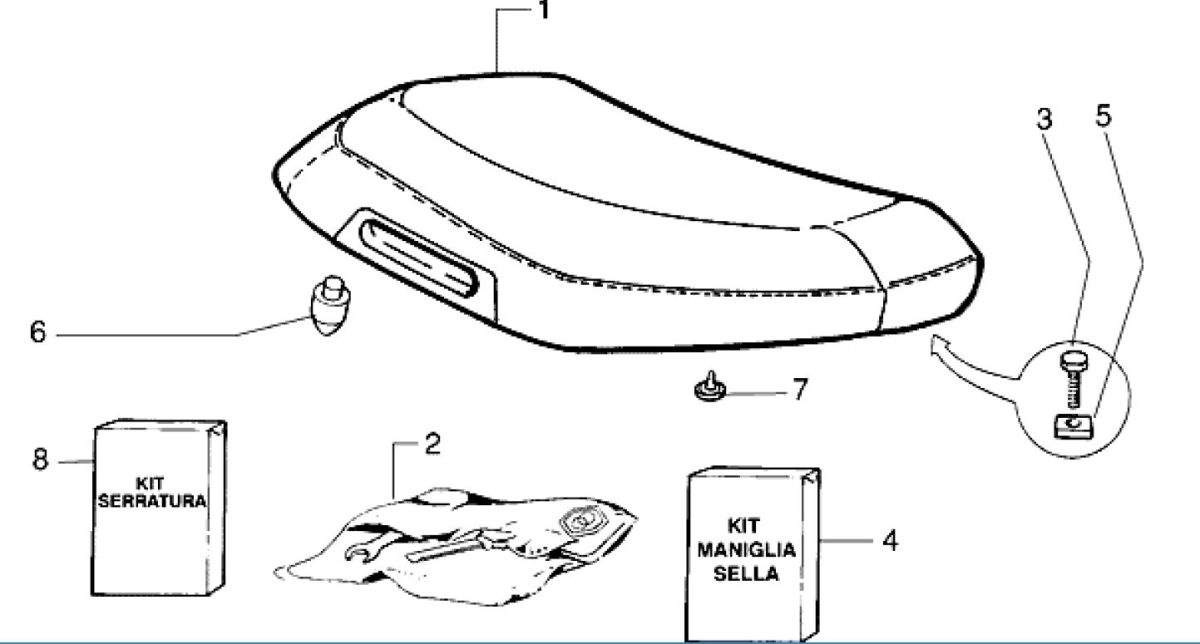 Selle Piaggio Zip RST