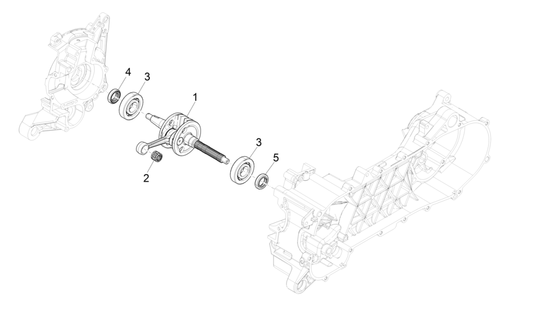 Vilebrequin Piaggio NRG Power 50 2 temps LC Euro 4