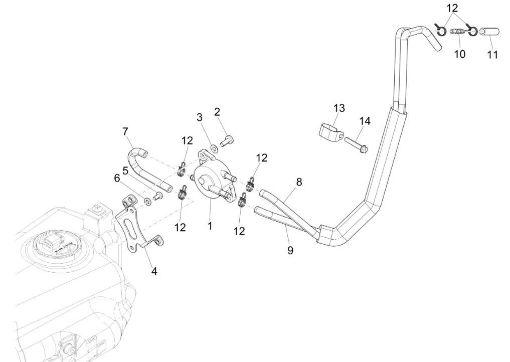 Pompe à essence Piaggio NRG Power 50 2 temps LC Euro 4