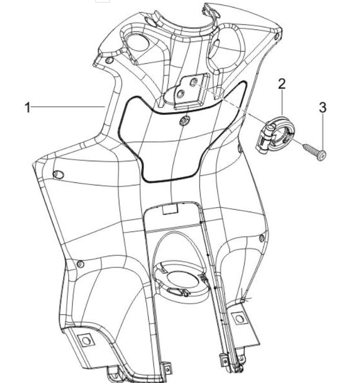 Protège-jambes Piaggio NRG Power 50 2 temps LC Euro 4
