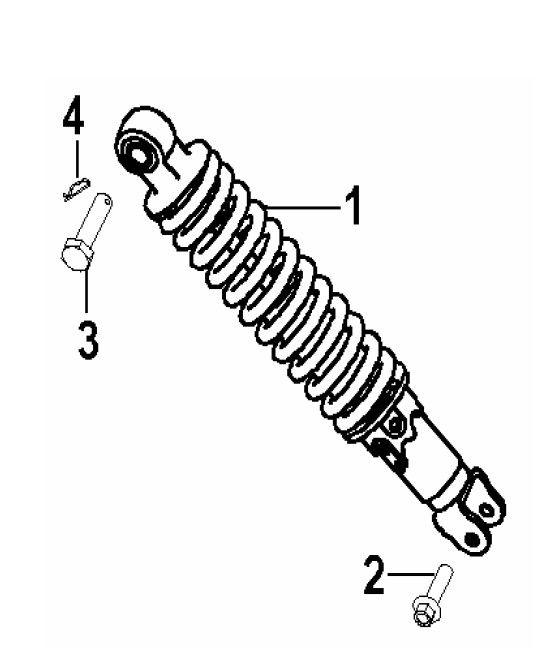 Amortisseur Generic Xor blanc 2007 2 temps 25