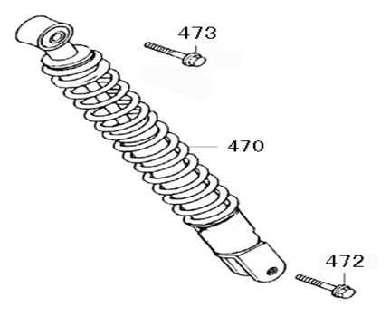 Amortisseur Neco Lola blanc