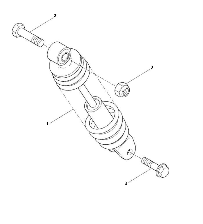 Amortisseur Yamaha Bw's 2 temps