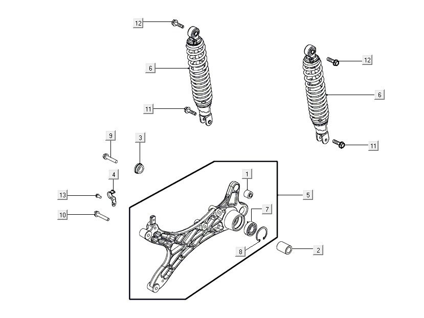 amortisseurs AGILITY 16+ 4T 200i Matt Metallic Light Blue