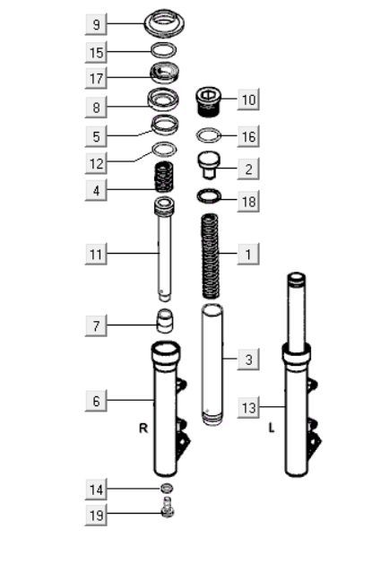 Amortisseur avant Kymco People S 300i