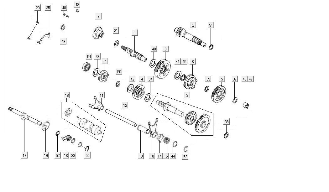 Arbres de transmission Kymco MXU 300