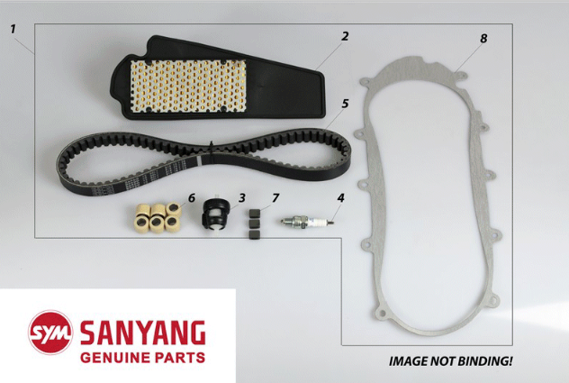 Kit d'entretien et pièces Sym Fiddle II 125S