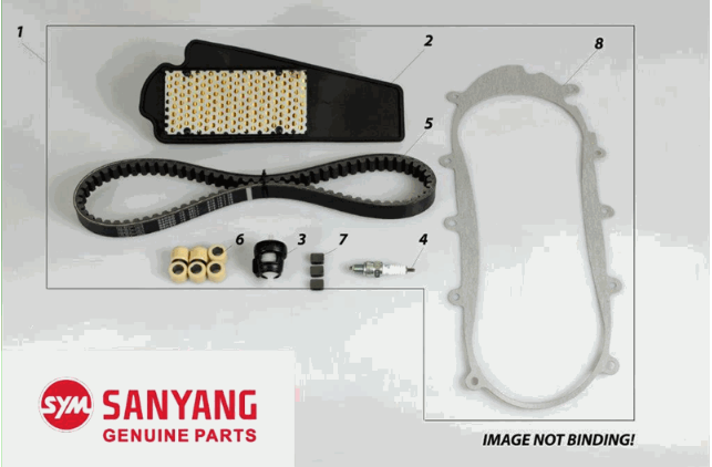 Kit d’entretien Sym Mio 50i 4T AC Euro 5