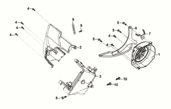 Shroud assy Sym Fiddle IV 125i AC CBS E5 2020-2021