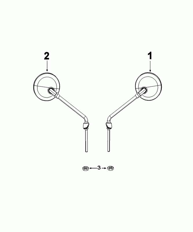 Rétroviseurs Peugeot Django
