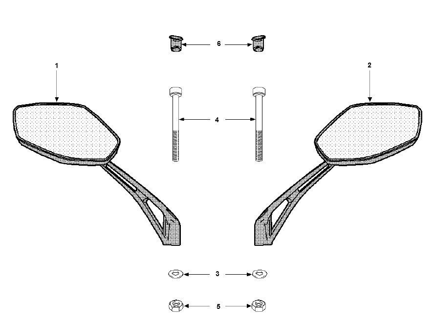 Rétroviseurs Peugeot Speedfight 3 4 temps