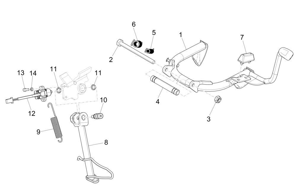 Standard Piaggio Medley 125 ABS E5 2021-2022 (EMEA)