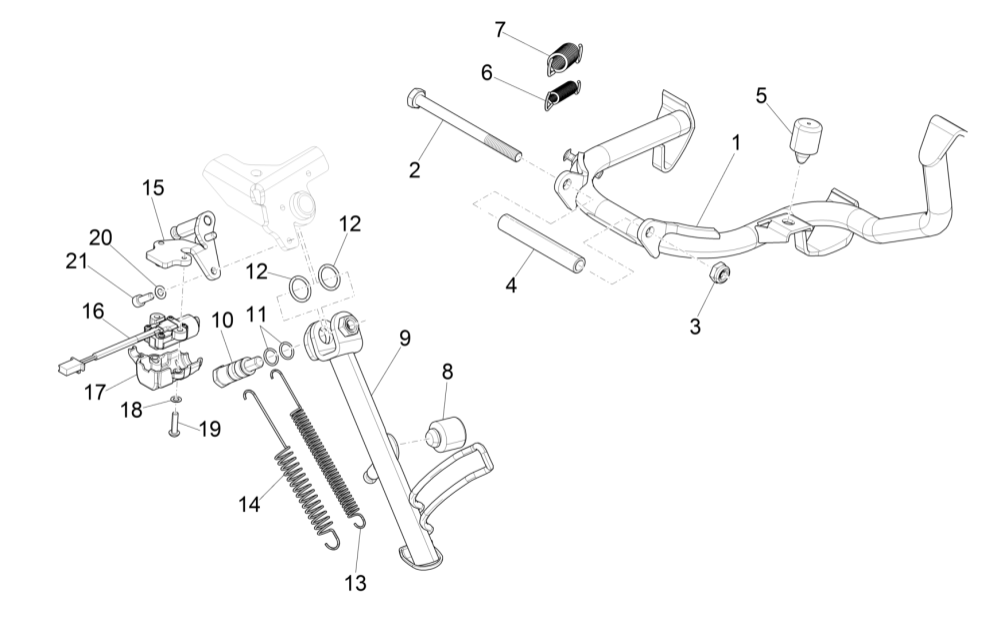 Vespa GTS 125 4T E5 ABS 2021 (EMEA)