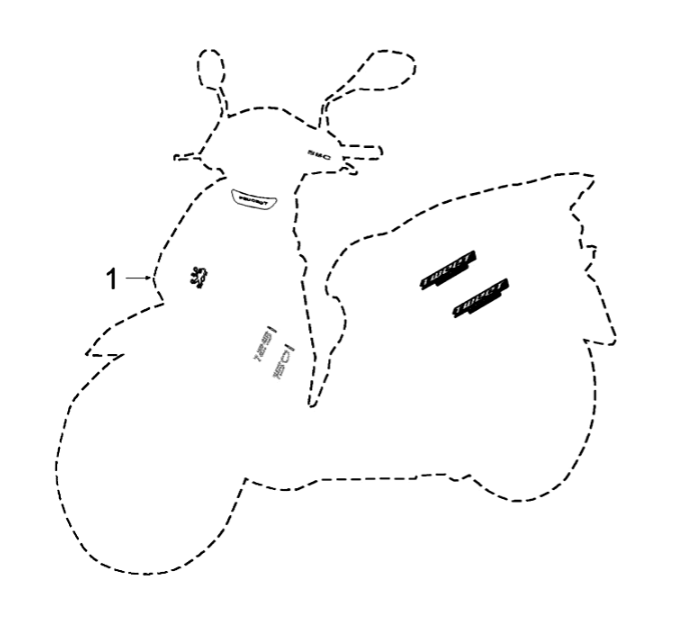 Stickers Peugeot Tweet 125 EFI YO N SBC E4 2018-2020