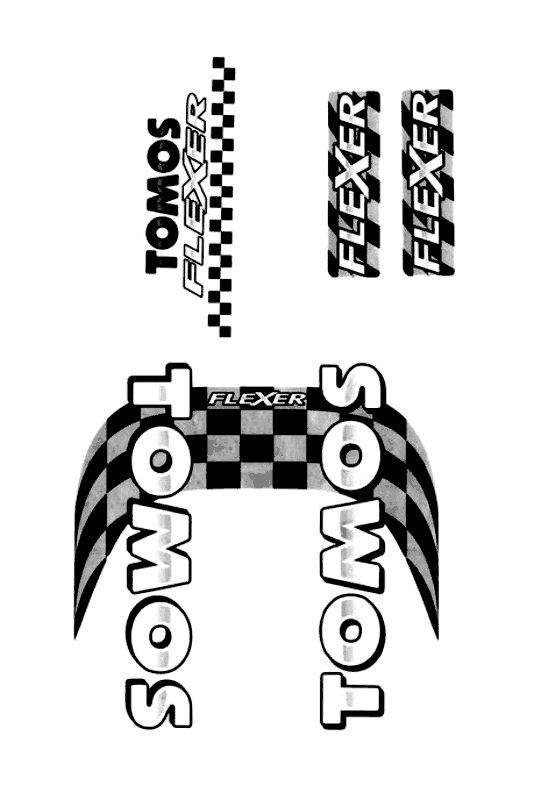 Stickerset Tomos FLEXER EX (L0-L2)