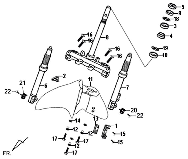 Coussin avant Strg Stem Symphony (WH871) blanc