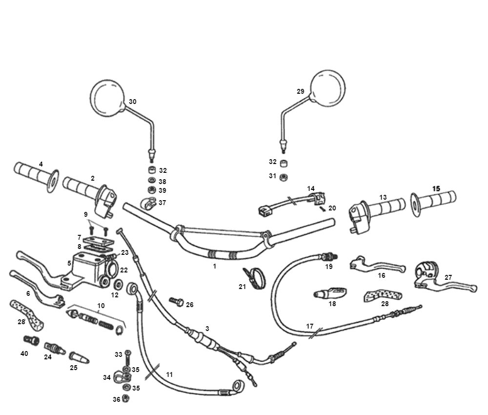 Envoyer l'ancien modèle Derbi Senda R