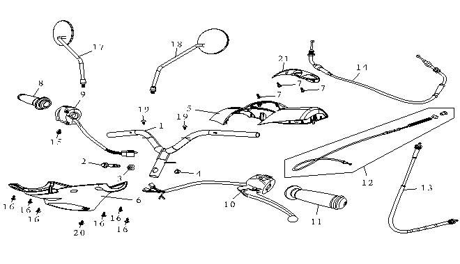 Pièces de direction AGM Fashion smokey