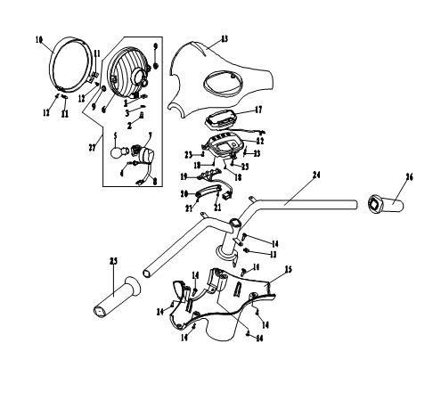 Pièces de direction Fosti Veneri noir