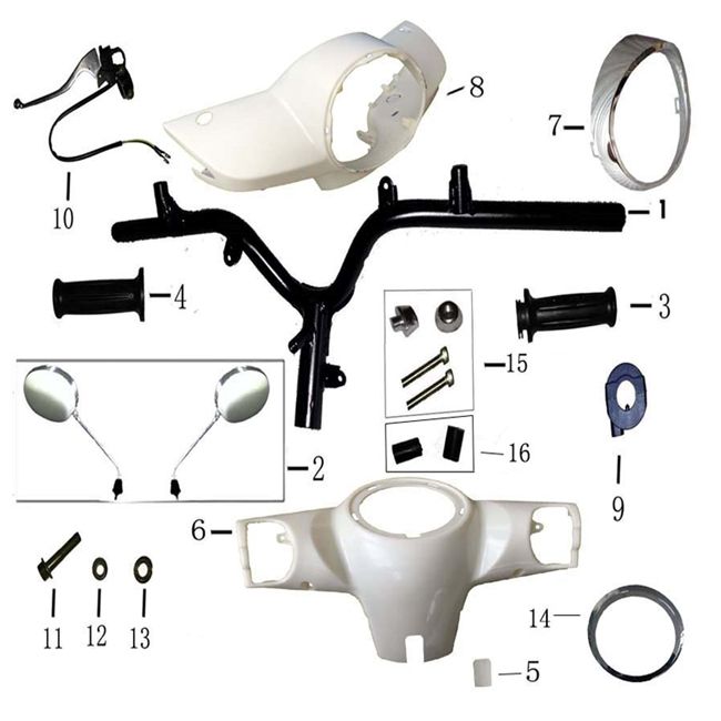 Pièces de direction BTC Ceo New noir mat