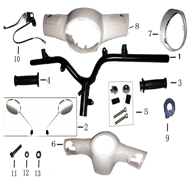 Pièces de direction BTC Cruise Grey