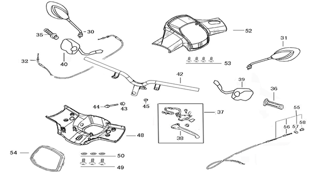 Pièces de direction Neco Lola creme green