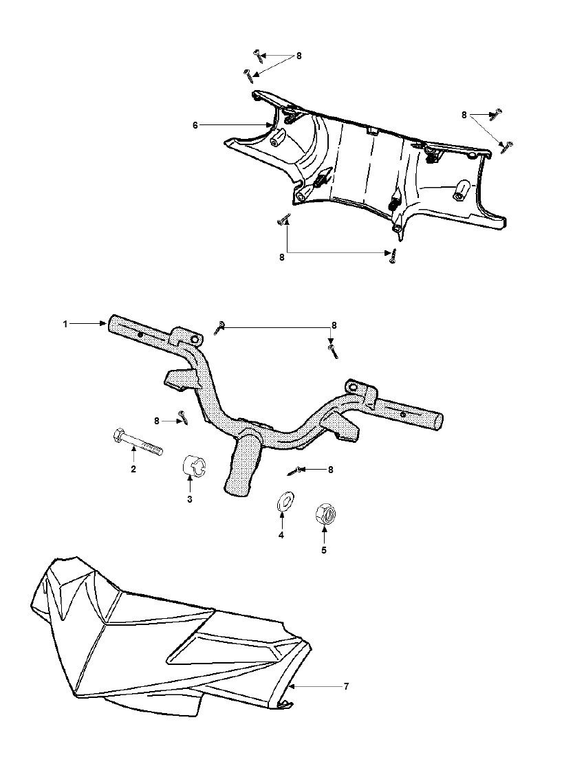 Volant Peugeot Speedfight 3 LC 2 temps