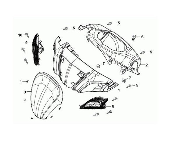 Crémaillère de direction Generic Cracker bleu 2010 2 temps 25