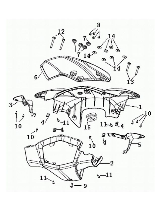 Crémaillère de direction Generic Roc red 2010 2 temps 25