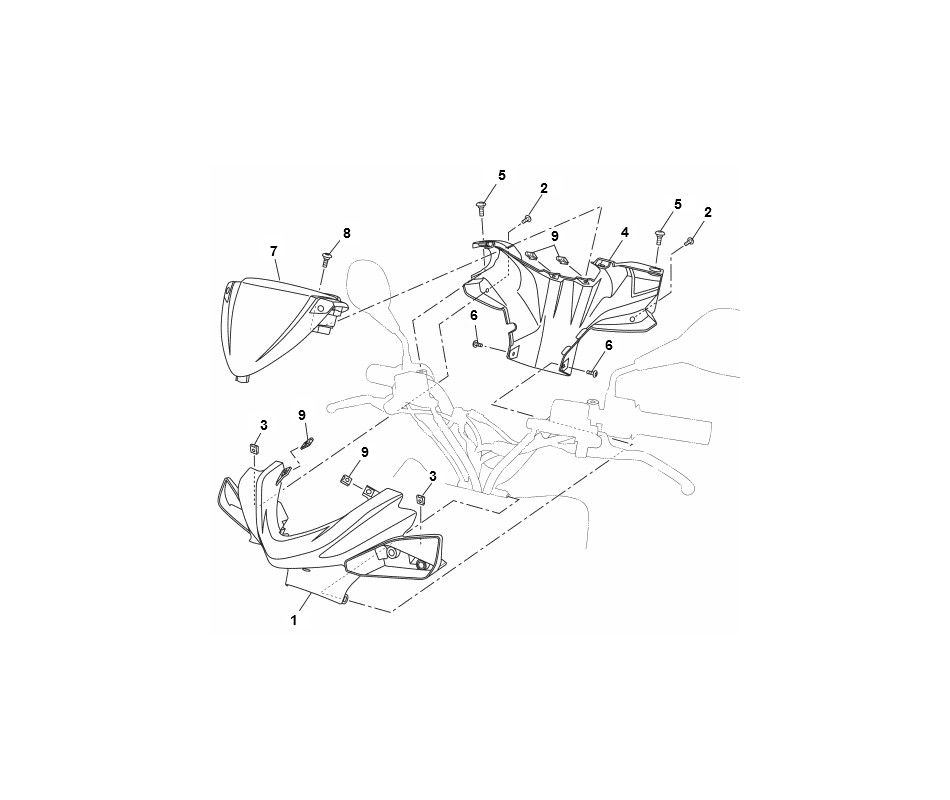 Crémaillère de direction Yamaha Aerox 4 temps 2014