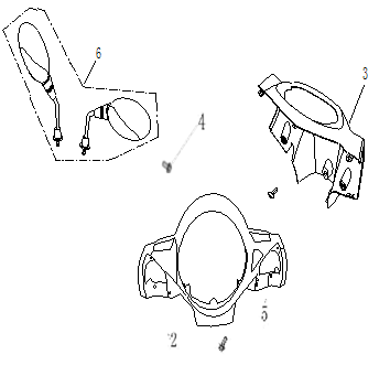 Capuchons de guidon - Rétroviseur AGM Ape50 marron