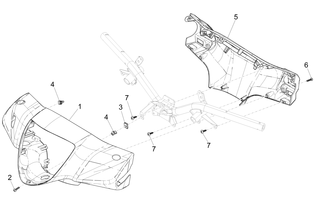 Couvre-volant 4 temps Piaggio Liberty 50 (IGET EURO 5)