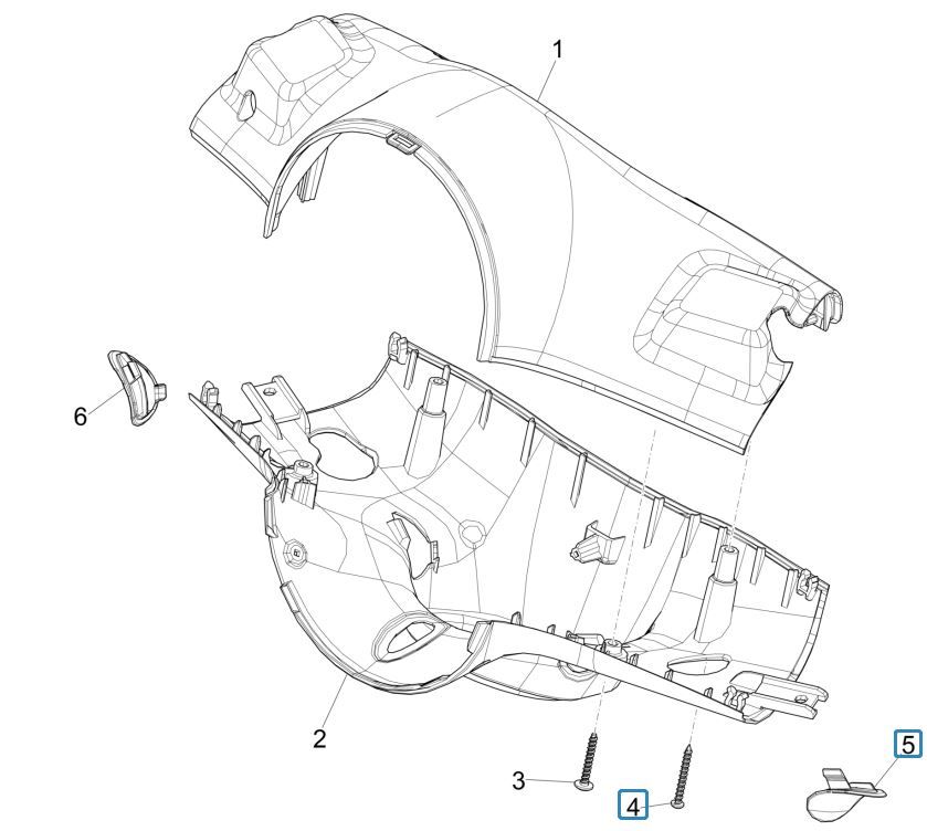 Housses de guidon Vespa Primavera 125 4T 3V IE ABS