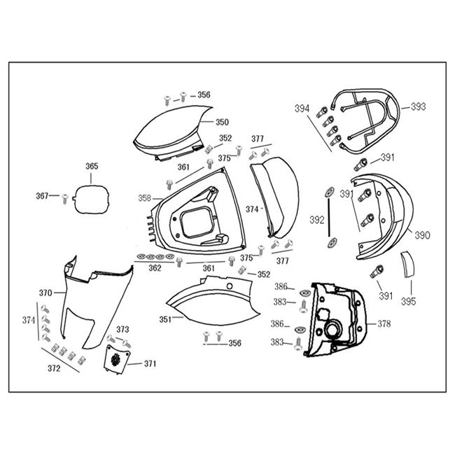Porte-écran latéral China Zip noir-Zijscherm-Drager China Zip zwart