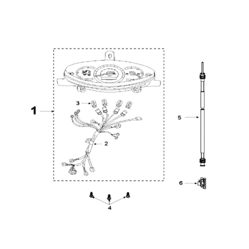 Compteur Peugeot V-clic Bleu Nuit