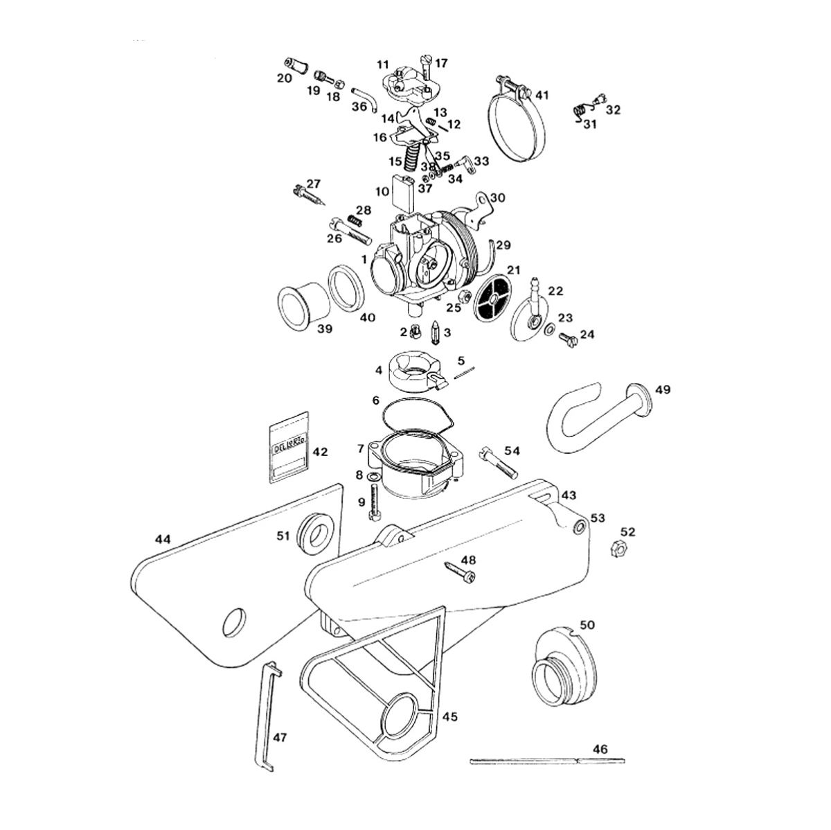 Luchtfilter - carburateur Tomos FLEXER 2001